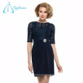 Lace Pleat Crystal Chiffon Mother Of The Bride Dresses Plus Size